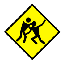 Zombie Warning Road Sign Thumbnail