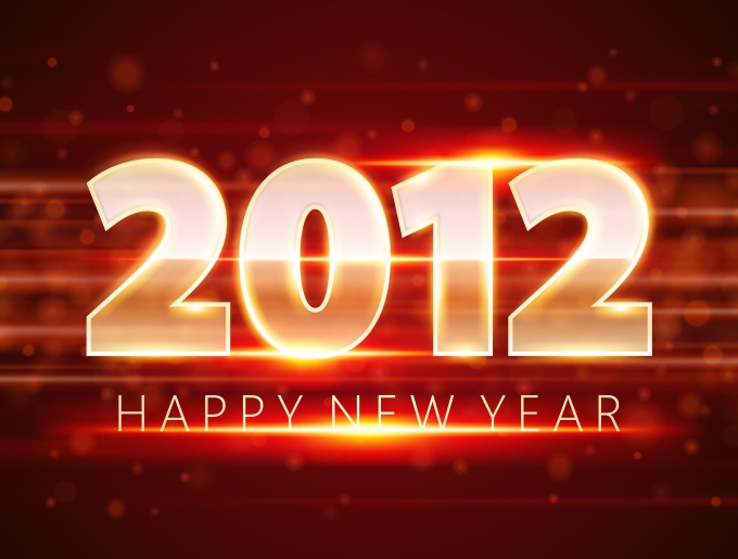 2012 New Year Vector