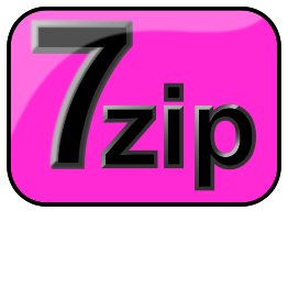 7zip Glossy Extrude Magenta