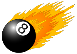 8ball With Flames