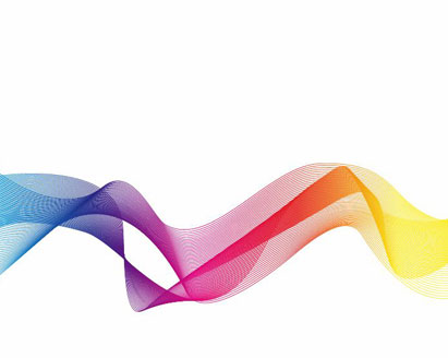 Abstract Colorful Curve Vector Illustration