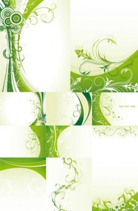 Abstract floral backgrounds