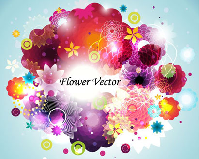 Abstract Flower Vector