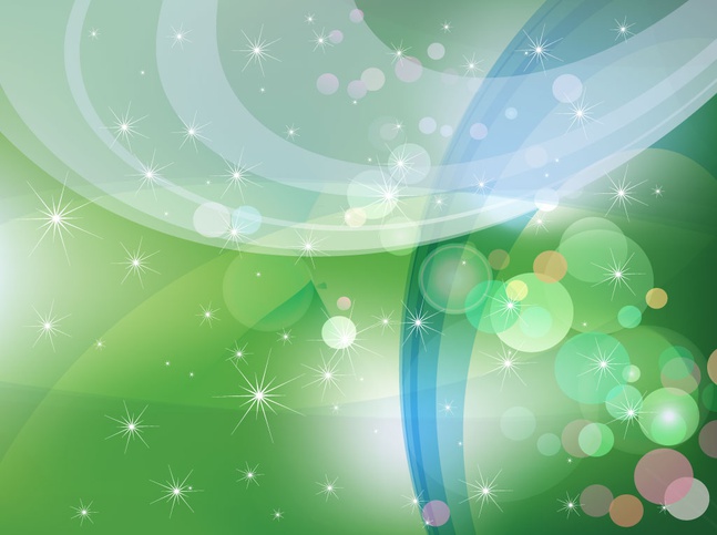 Abstract Green Sparkles