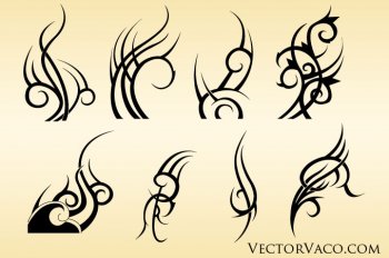 Adobe illustrator tribal vectors ai