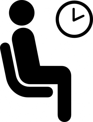 Aiga Waiting Sign clip art