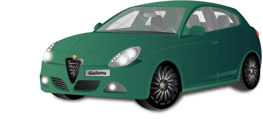 Alfa Romeo Giulietta Car Vector