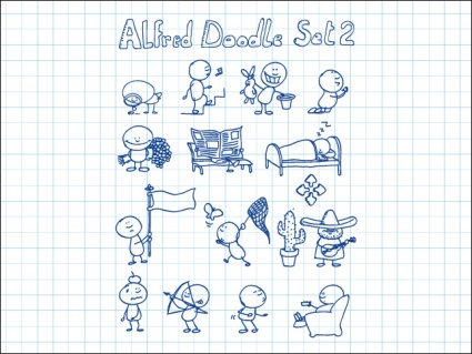 Alfred Doodle Set 2