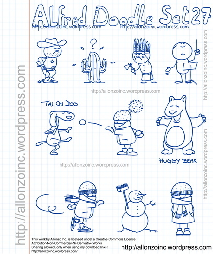 Alfred Doodle Set 27