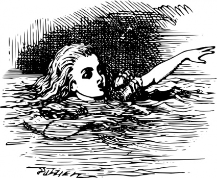 Alice In Wonderland clip art