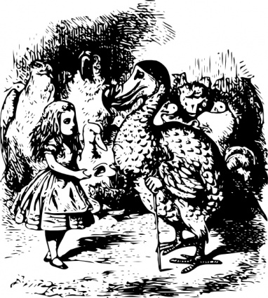 Alice In Wonderland clip art