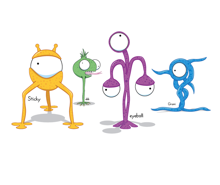 Alien characters vectors