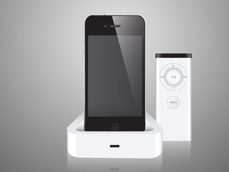 Apple universal dock vector