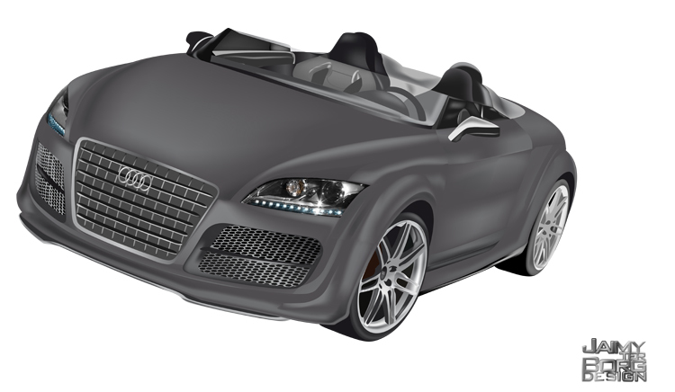 Audi TT Convertible Vector