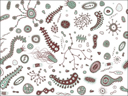 Bacteria and Viruses Vector