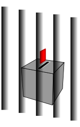 Ballot Box Behind Bars