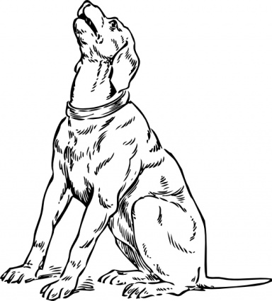 Barking Dog clip art