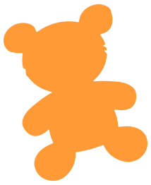 Bear Toy Silhouette