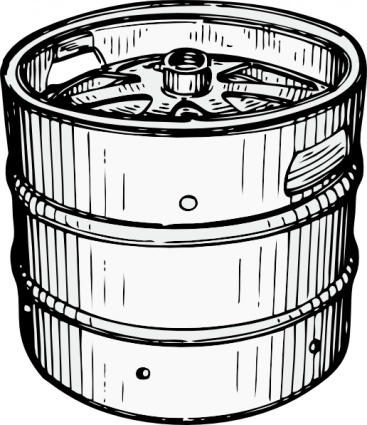 Beer Keg clip art