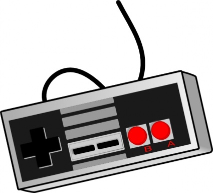 Bhspitmonkey Old School Game Controller clip art