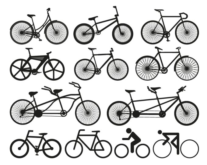 Bicycle Vector