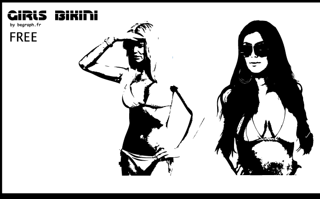 BIKINI GIRLS Vectors