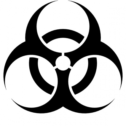 Biohazard Sign clip art