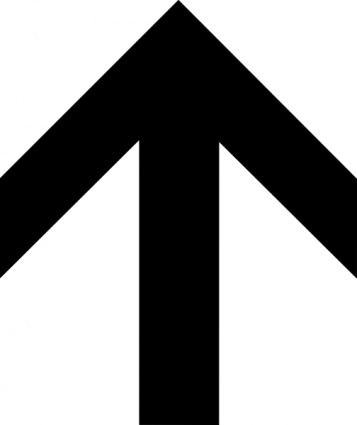 Black North Arrow Direction Arrows Pfeil Directions Up