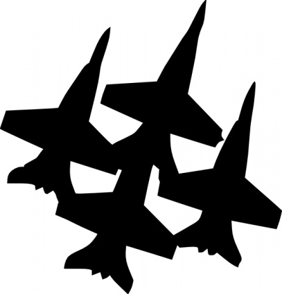 Blue Angels Formation clip art