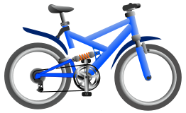 Blue bike