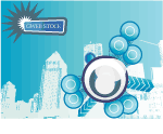 Blue City Vector