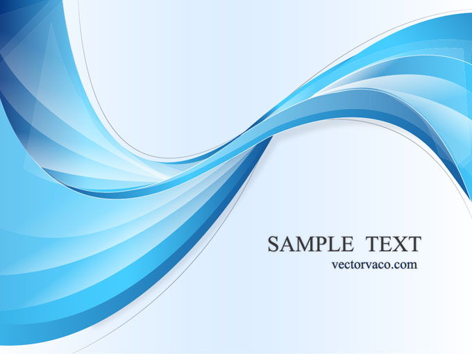 Blue Curve Background