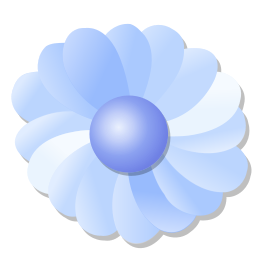 Blue flower