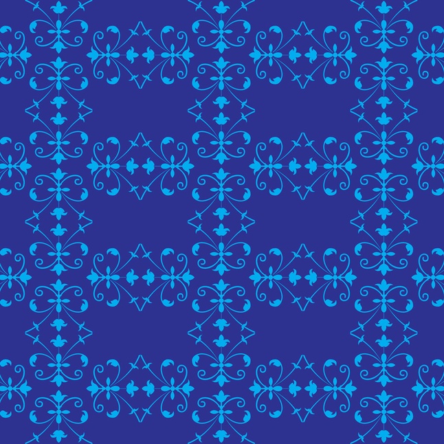 Blue Flowers Pattern