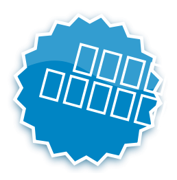 Blue Sticker