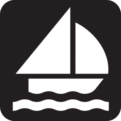 Boat Sailing clip art