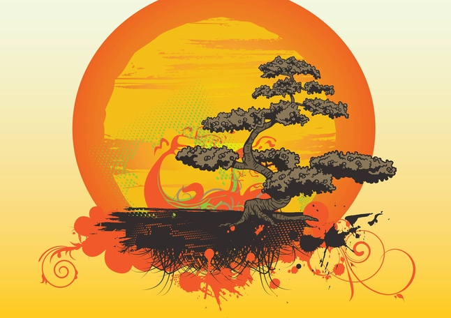 Bonsai Tree Vector