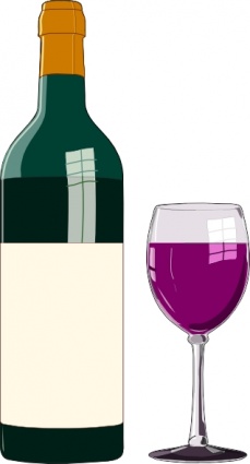 Bottiglia Di Vino Pregiato clip art