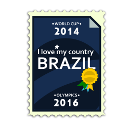 Brazil 2014-2016 Postage Stamp