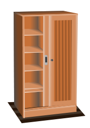 Brown Cupboard