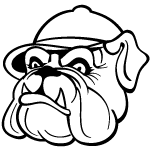 Bulldog With Cap Free Vector