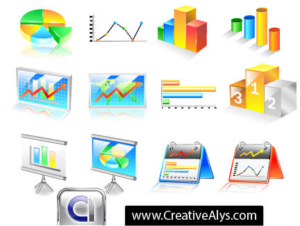 Business Chart Icons