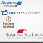 Business Machine Logo Template