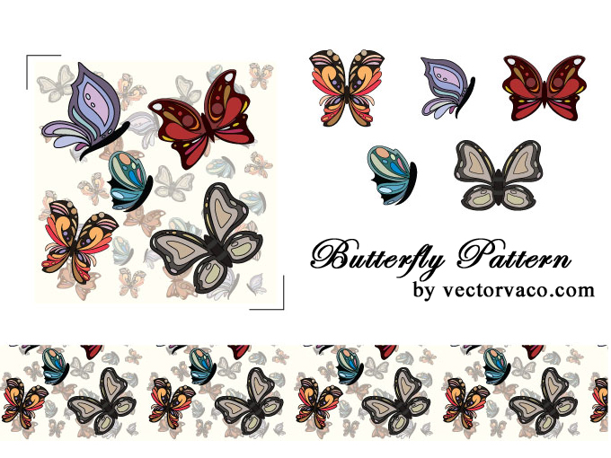 Butterfly Pattern Vector