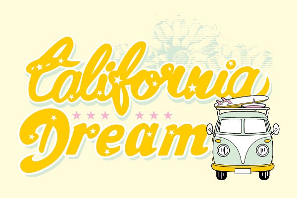 California Dream Vector