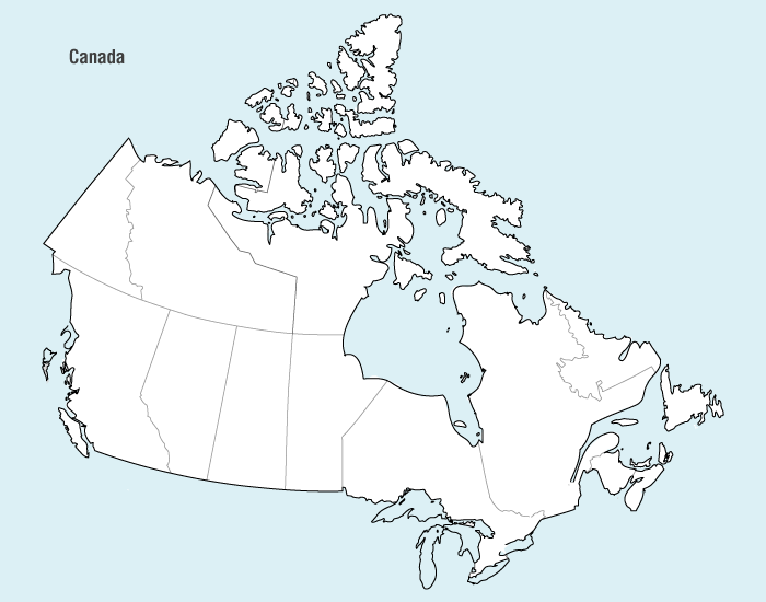 Canada Map Vector