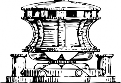 Capstan For An Anchor clip art