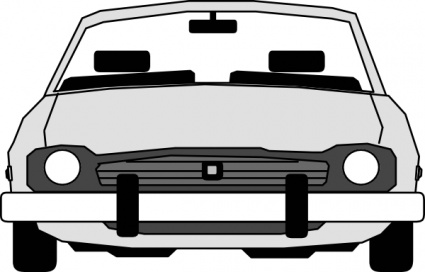 Car Front View clip art