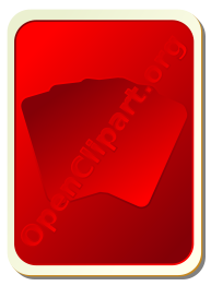 Card backs: silhouette red