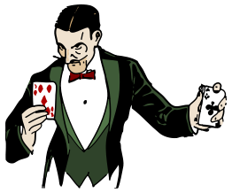 Card Trick Colorized